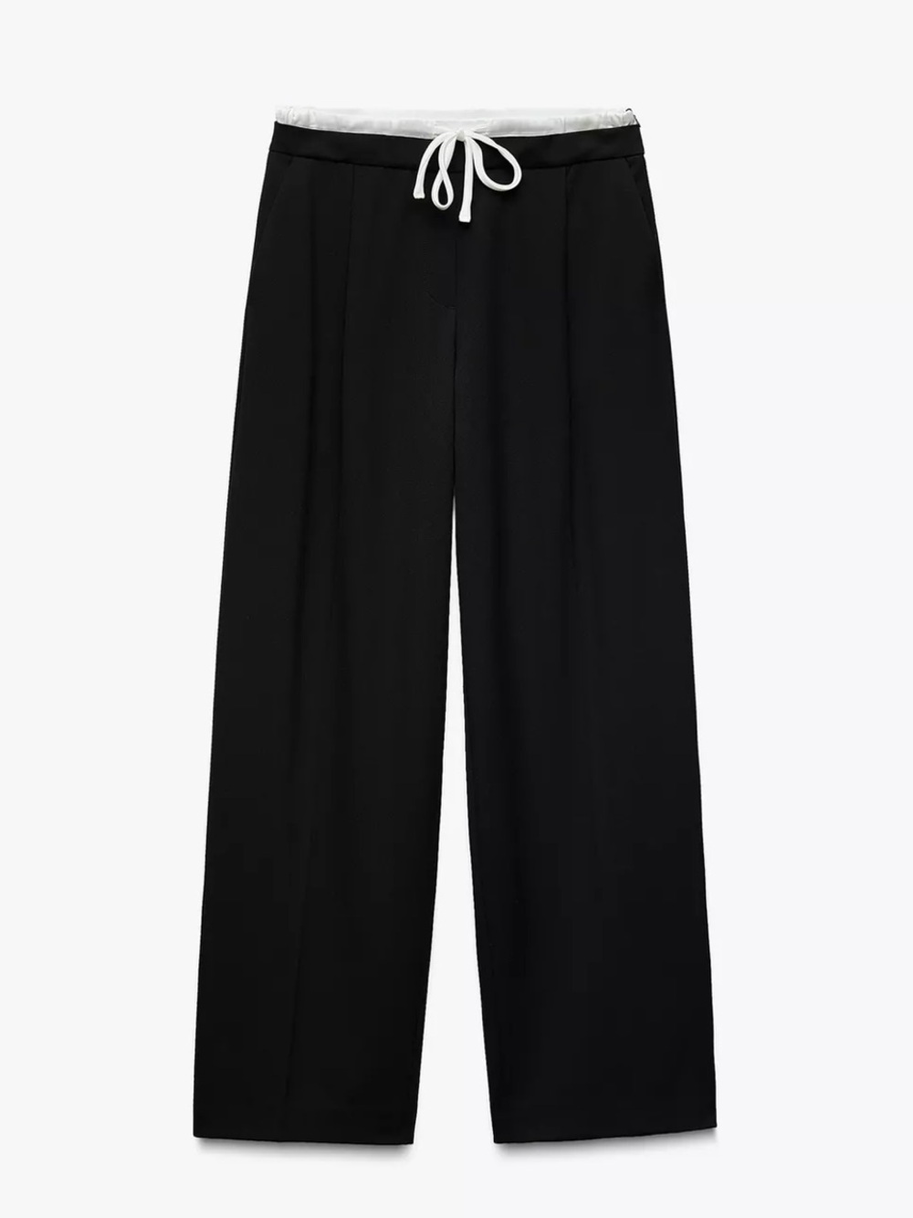 Zara Double Waist Wide Leg Pants Medium